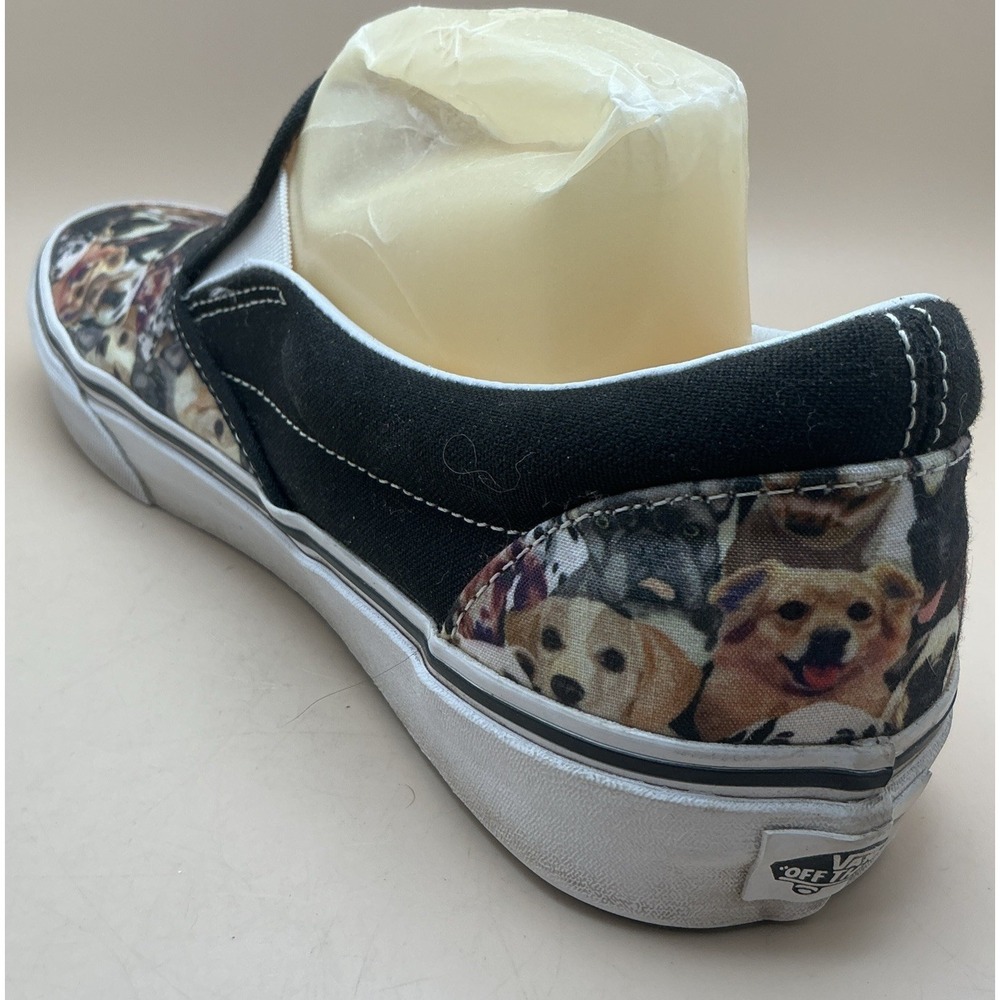 Vans X ASPCA Puppy Dog Faces Classic Slip Ons Men's 8.5 Women's 10 - Picture 5 of 16